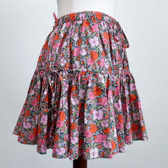 J. Crew Liberty London Meadow Song Floral Cotton Mini Skirt - Picture 4 of 7